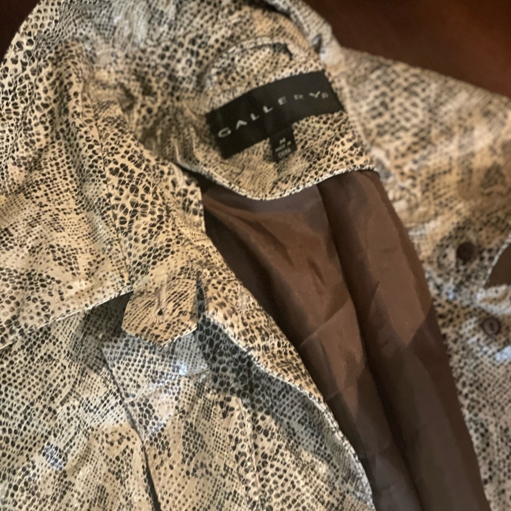 Snake skin Long Coat
